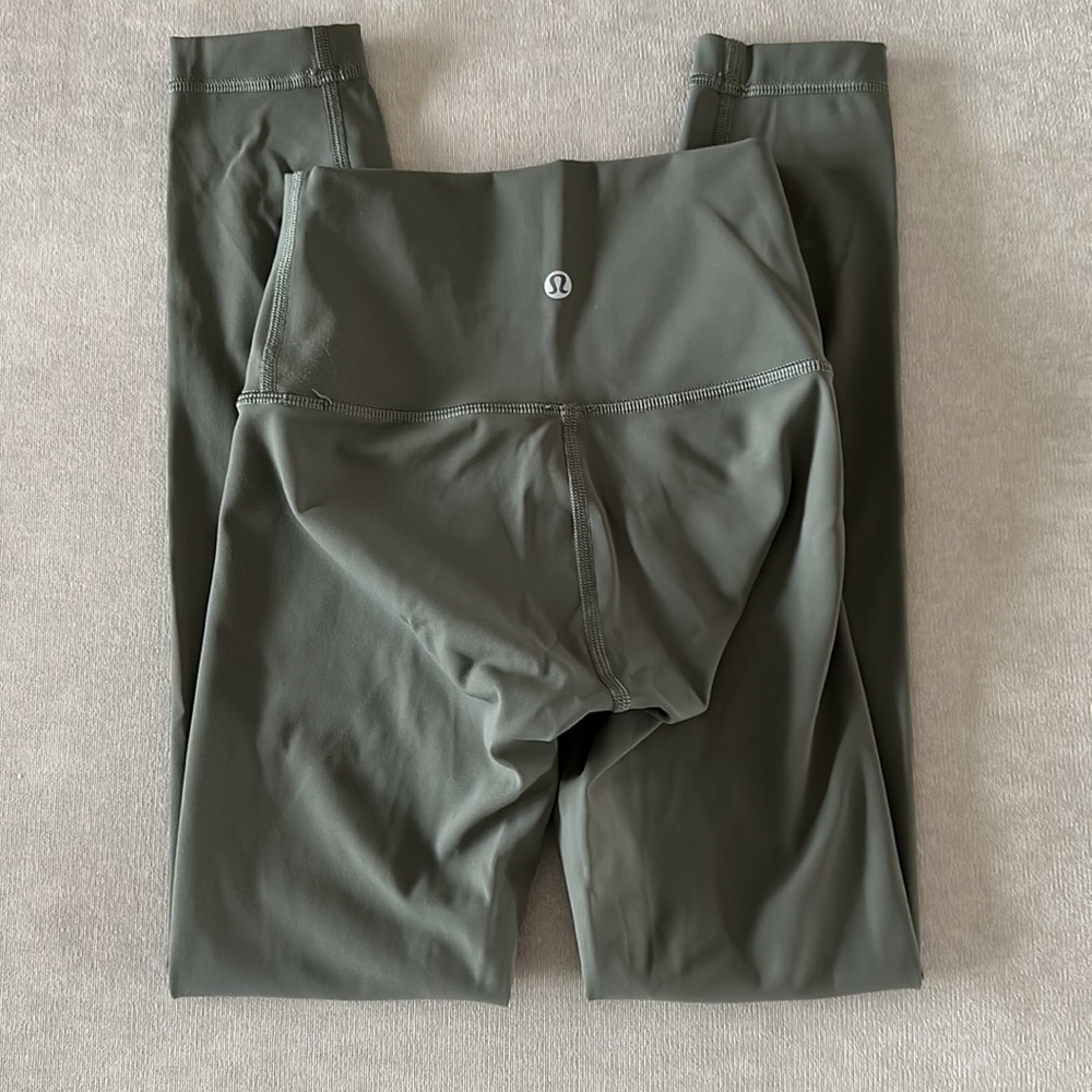 Lululemon Wunder Under Grey Sage Leggings - 0